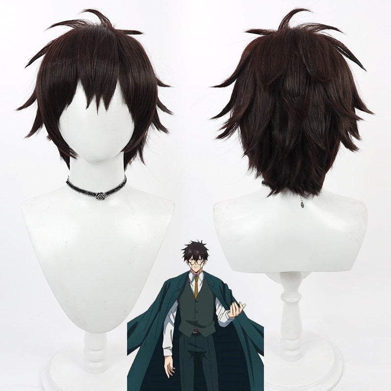 Anime Cosplay Wigs Orter Mádl Brown Wigs Mashle: Magic and Muscles