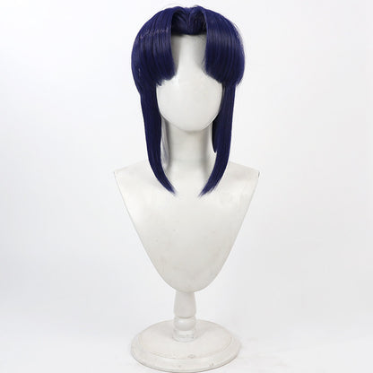 Anime Cosplay Wigs Ranma ½ Akane Tendo Navy Wigs