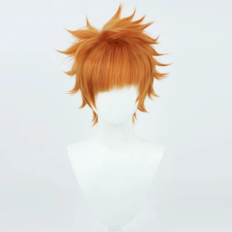 Anime Cosplay Wigs Rensuke Kunigami Orange Wigs
