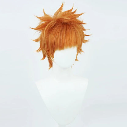 Anime Cosplay Wigs Rensuke Kunigami Orange Wigs
