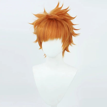 Anime Cosplay Wigs Rensuke Kunigami Orange Wigs
