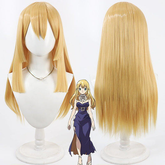 Anime Cosplay Wigs Ruri Dr.STONE Yellow Wigs