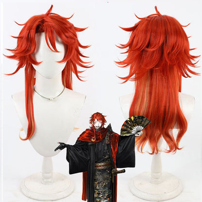 Anime Cosplay Wigs Saburo Kunimune Red Wigs Touken Ranbu Online