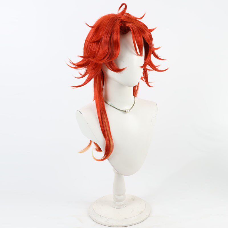 Anime Cosplay Wigs Saburo Kunimune Red Wigs Touken Ranbu Online