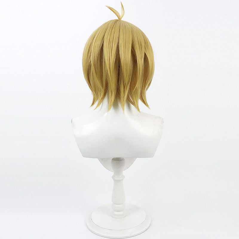Anime Cosplay Wigs Sakamoto Days Shin Asakura Blonde Wigs