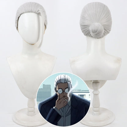 Anime Cosplay Wigs Sakamoto Days Taro Sakamoto White Wigs