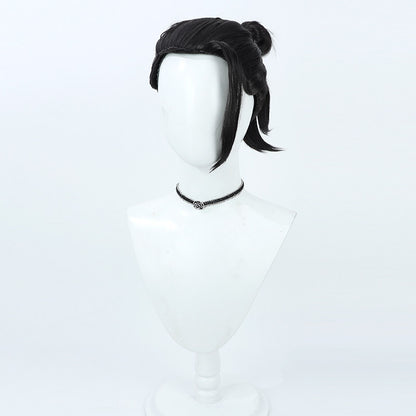 Anime Cosplay Wigs Suguru Geto Black Wigs Jujutsu Kaisen