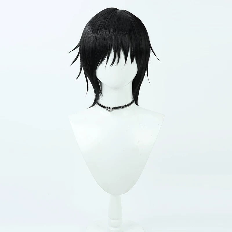 Anime Cosplay Wigs Toji Fushiguro Black Short Wigs Jujutsu Kaisen Season 2