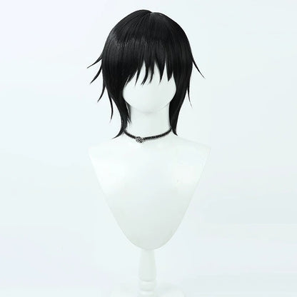 Anime Cosplay Wigs Toji Fushiguro Black Short Wigs Jujutsu Kaisen Season 2