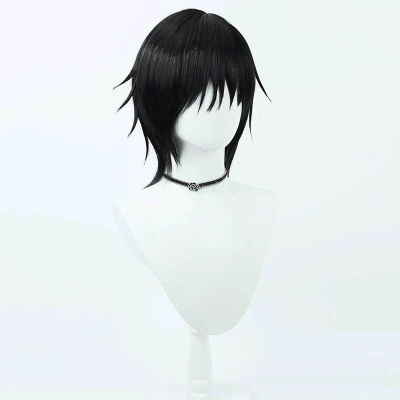 Anime Cosplay Wigs Toji Fushiguro Black Short Wigs Jujutsu Kaisen Season 2