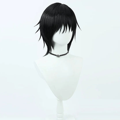 Anime Cosplay Wigs Toji Fushiguro Black Short Wigs Jujutsu Kaisen Season 2