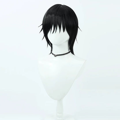 Anime Cosplay Wigs Toji Fushiguro Black Short Wigs Jujutsu Kaisen Season 2