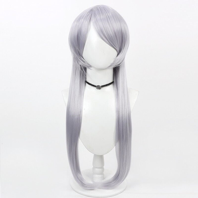 Anime Cosplay Wigs Touken Ranbu Online Hakusan Yoshimitsu Pale Blue Wigs