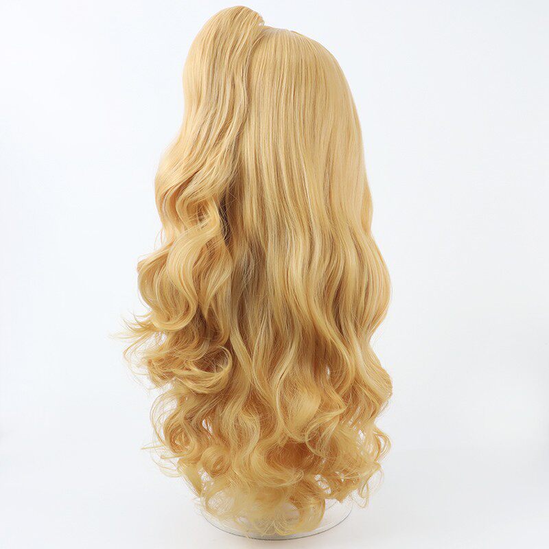 Anime Cosplay Wigs Trials Housho Margo Black Wigs Saeki Millia Yellow Wigs
