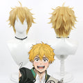 Anime Cosplay Wigs Wind Breaker Akihiko Nirei Yellow Flip Wigs