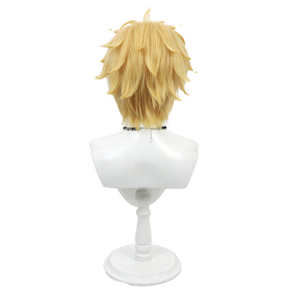 Anime Cosplay Wigs Wind Breaker Akihiko Nirei Yellow Flip Wigs