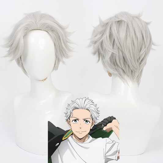 Anime Cosplay Wigs Wind Breaker Hajime Umemiya Silver Wigs