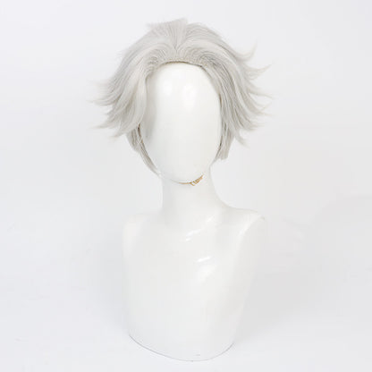 Anime Cosplay Wigs Wind Breaker Hajime Umemiya Silver Wigs