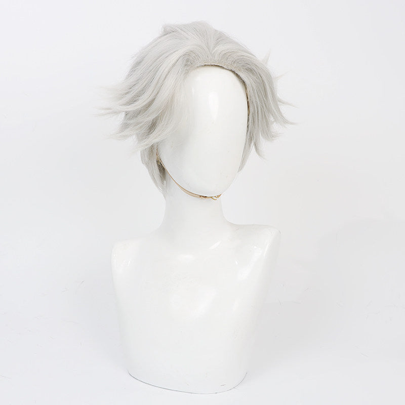 Anime Cosplay Wigs Wind Breaker Hajime Umemiya Silver Wigs