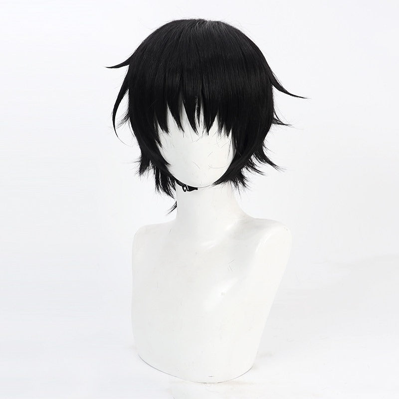 Anime Fire Force Cosplay Wigs Shinra Kusakabe Black Wigs