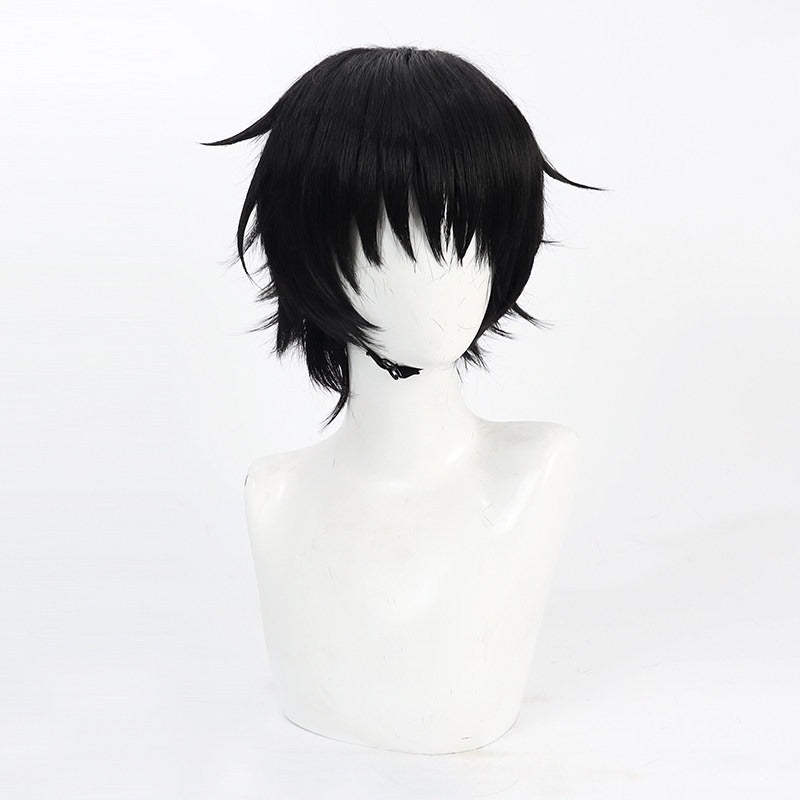 Anime Fire Force Cosplay Wigs Shinra Kusakabe Black Wigs