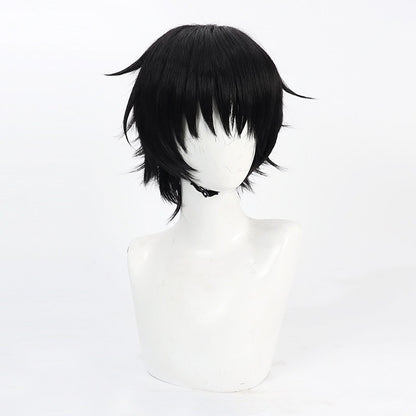 Anime Fire Force Cosplay Wigs Shinra Kusakabe Black Wigs