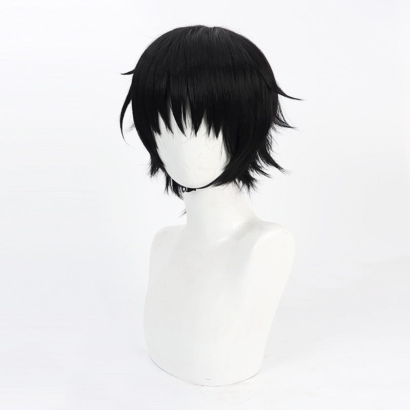 Anime Fire Force Cosplay Wigs Shinra Kusakabe Black Wigs