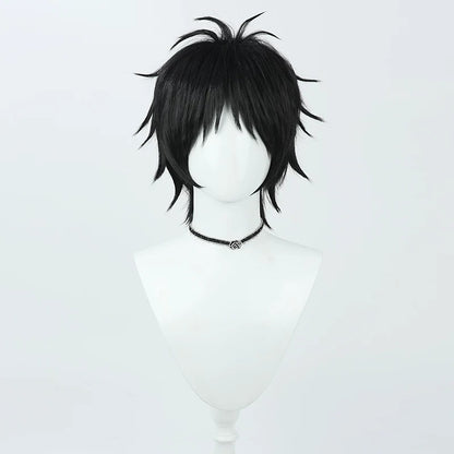 Anime Haikyu!! Cosplay Wigs Keiji Akaashi Black Wigs