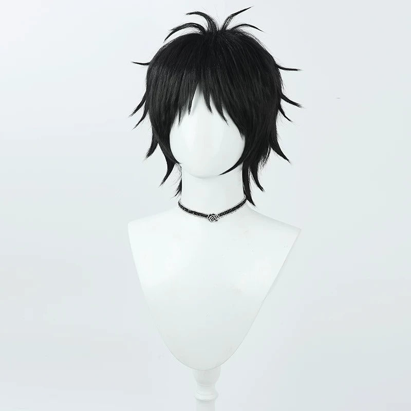 Anime Haikyu!! Cosplay Wigs Keiji Akaashi Black Wigs