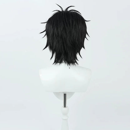 Anime Haikyu!! Cosplay Wigs Keiji Akaashi Black Wigs
