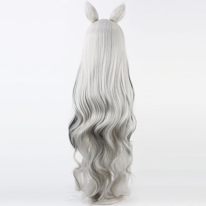 Anya Silverash Arknights Cosplay Wigs Silver Split Wigs