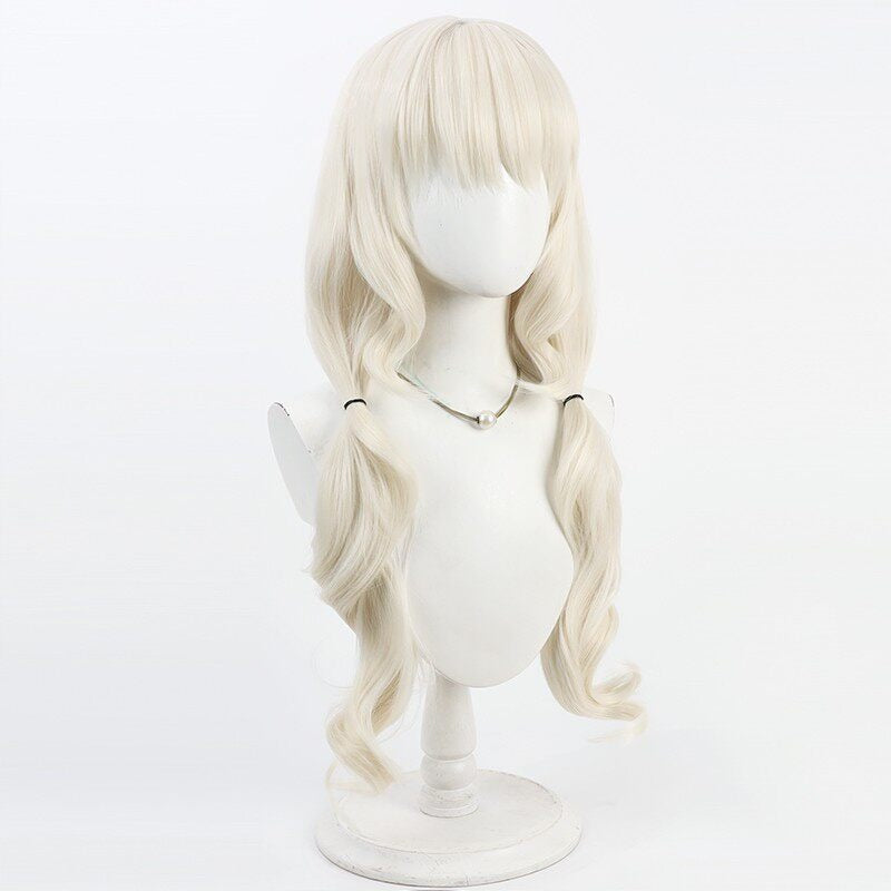 Aoba Utsumi Cosplay Wigs Light Yellow Curly Wigs Blue Archive