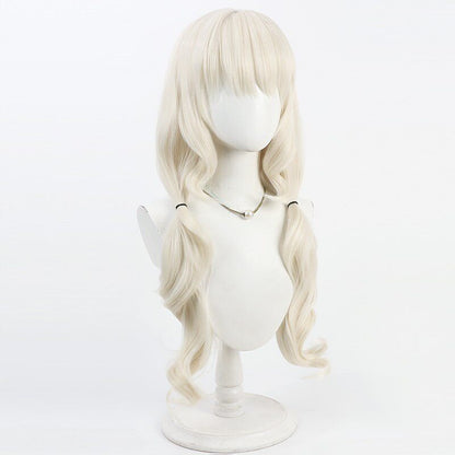 Aoba Utsumi Cosplay Wigs Light Yellow Curly Wigs Blue Archive