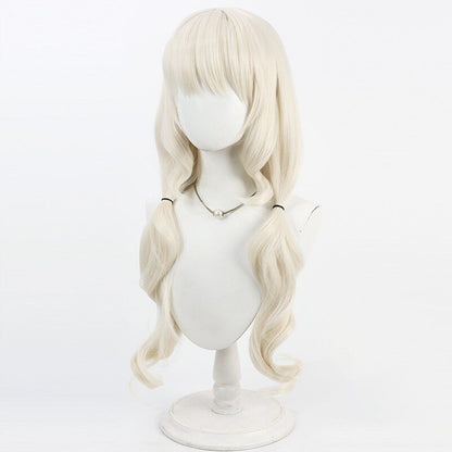 Aoba Utsumi Cosplay Wigs Light Yellow Curly Wigs Blue Archive