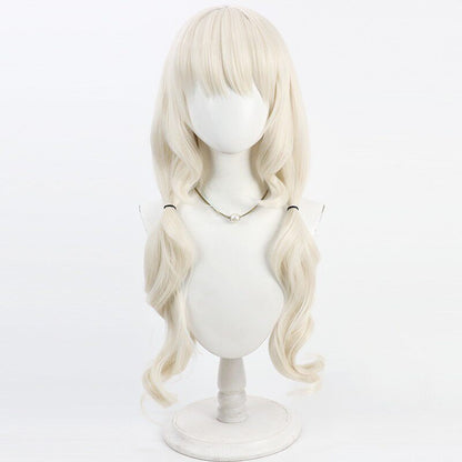 Aoba Utsumi Cosplay Wigs Light Yellow Curly Wigs Blue Archive