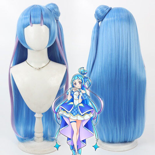 Aokaze Nana Cosplay Wigs Cure Wink You and Idol Precure♪
