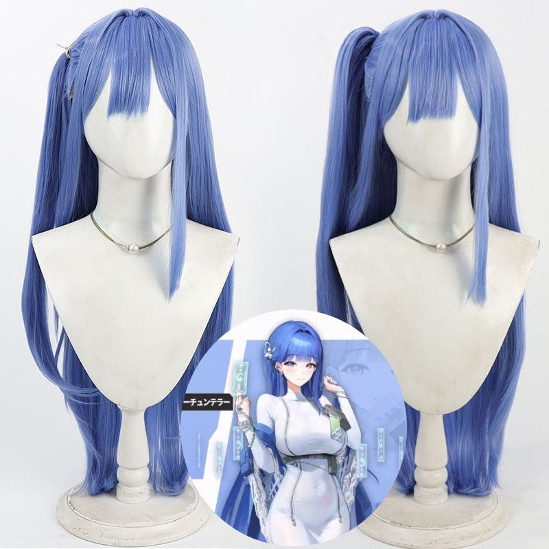 Arcana Cosplay Wigs Blue Wigs Goddess of Victory: Nikke