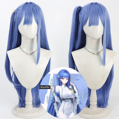Arcana Cosplay Wigs Blue Wigs Goddess of Victory: Nikke