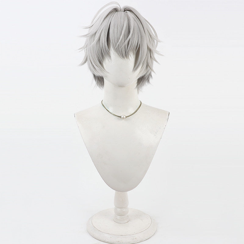 Ardashir Cosplay Wigs Arknights: Endfield Silver Gradient Wigs