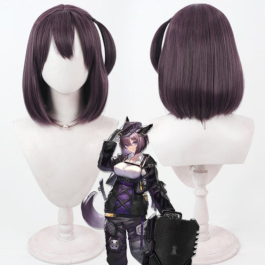 Arknights Cosplay Wigs Dur-nar Mixed Braid Bob Wigs