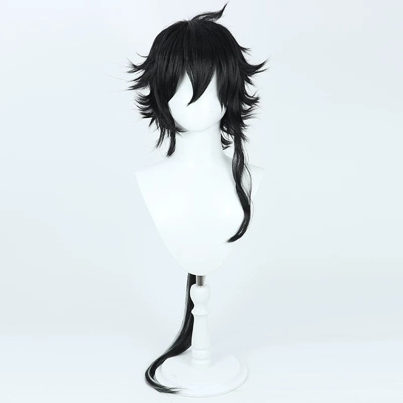 Arknights Cosplay Wigs Ebenholz Black Wigs