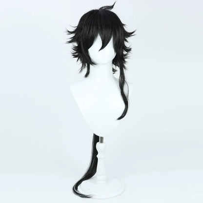 Arknights Cosplay Wigs Ebenholz Black Wigs