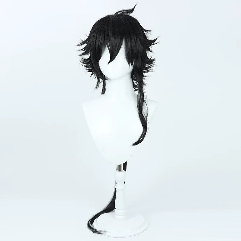 Arknights Cosplay Wigs Ebenholz Black Wigs