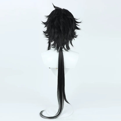 Arknights Cosplay Wigs Ebenholz Black Wigs
