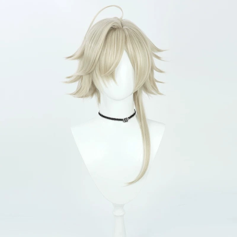 Arknights Cosplay Wigs Enforcer Pale Yellow Wigs