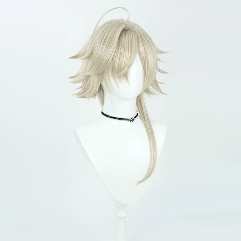 Arknights Cosplay Wigs Enforcer Pale Yellow Wigs