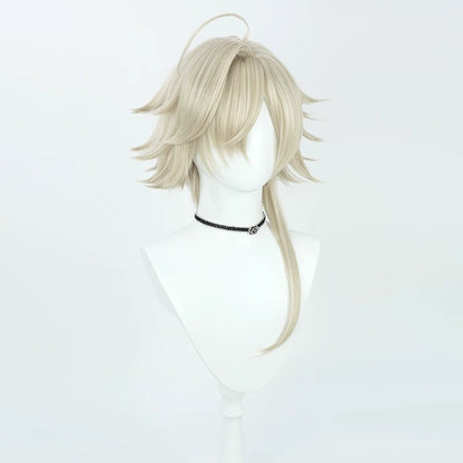 Arknights Cosplay Wigs Enforcer Pale Yellow Wigs