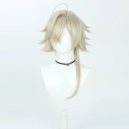 Arknights Cosplay Wigs Enforcer Pale Yellow Wigs