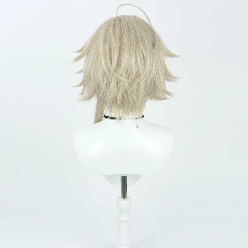 Arknights Cosplay Wigs Enforcer Pale Yellow Wigs