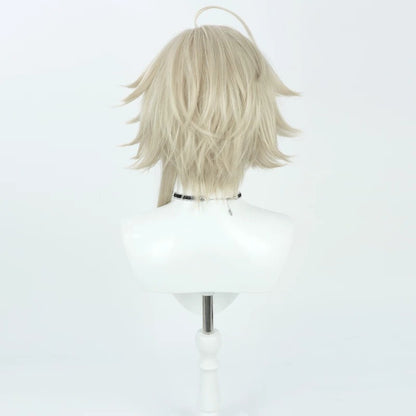Arknights Cosplay Wigs Enforcer Pale Yellow Wigs